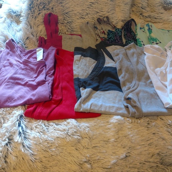 10 womens ribbed tank tops - Picture 5 of 8